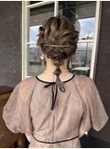 【MOOD】10代20代30代/ヘアセット/タイトヘア/あみおろし/結婚式