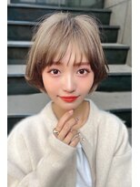 リークフー(Ree cu fuu)&nbsp;10代20代30代40代 前髪　耳かけ内巻きボブ　藤沢