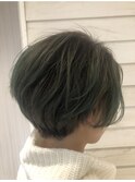 丸みショートボブ