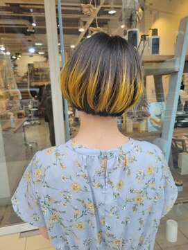 ココロカラ(Cocorokara) 毛先ポイントカラー アクセントカラー