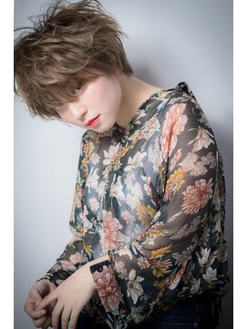 モッズヘア 越谷(mod's hair) フレンチガーリー似合わせカットフェザーショートv越谷20代30代