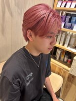 フリーラ 表参道(freera)&nbsp;メンズセンターパートピンクカラー
