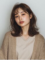 エン 稲毛(enn.)&nbsp;ミディアムヘア/暗めカラー/グランマッシュ/稲毛駅