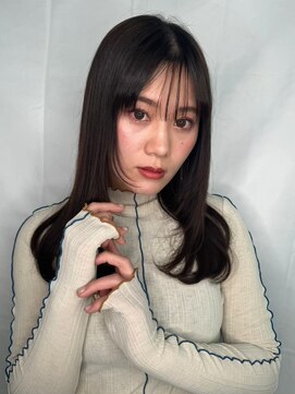 カバーヘア ブリス 北浦和(COVER HAIR bliss) 大人可愛い黒髪透けバングロングレイヤーp1北浦和20代30代40代