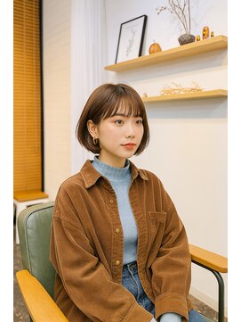 コポル(Copol) まわりと差がつく小顔ショート×マロンベージュ