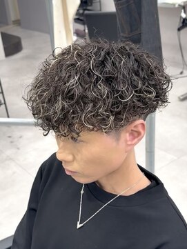 ササ 京都河原町店(33 SASA) ハイライト波巻きパーマ　京都四条河原町