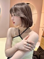 グロー オオミヤ アネックス 大宮(GLROW OMIYA ANNEX) ブリーチなしダブルカラー/韓国ボブ/縮毛矯正/髪質改善/学割U24