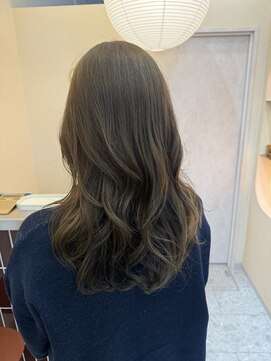 ジーナ メゾン 札幌(Zina Maison) ブリーチなしオリーブベージュ＊髪質改善TR＊Zina Maison札幌