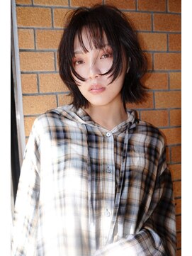 バイブ(Vibe) レイヤーボブ×アッシュブラウン