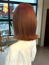 【色落ちまで楽しめる♪】透明感のあるダブルカラー・デザインカラー【東広島/西条/ボブ/レイヤー】