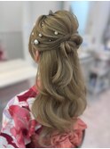 ルーズハーフアップ☆