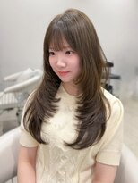 ノエシキカ(noe sikika)&nbsp;ロングレイヤー/韓国/レイヤーカット/ダブルカラー/栄n58