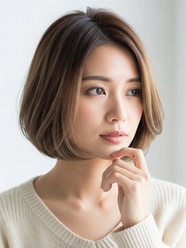 フープ 川越(hoop) 川越/ショート/ボブ/ハイライト/白髪ぼかし/白髪染め