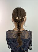 【ヘアセット】編み下ろし