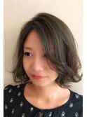 グレージュエアリーボブ 担当本田