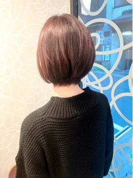 ミッシェル アフロート(michelle afloat) 20代30代40代小顔キレイひし形前下がりグラデーションボブ