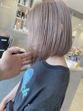ロテ(LOTE.) ハイライト/髪質改善/ブリーチ/切りっぱなし/一宮/妙興寺