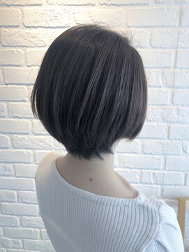 デイジー インデックスヘア 大島店(DAISY index hair) ２０代３０代４０代韓国風☆前下がりショート小顔カーキベージュ