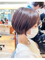 ネオリーブアイム 横浜西口店(Neolive aim)&nbsp;丸みショート　艶と丸みで扱いやすい　大人可愛い小顔カット