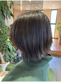 切りっぱなしボブ