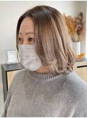 『デザインカラー』ハイトーンで作る柔らかベージュ