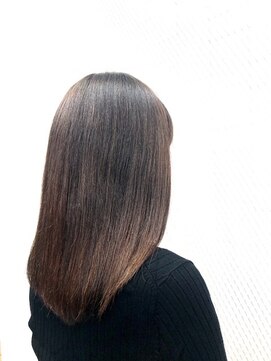 クオリス 上福岡店(QUALIS) 30代40代/ロング/縮毛矯正/ナチュラルストレート/ダークブラウン