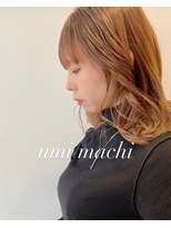 ウミマチ(umi machi)&nbsp;umi machi  リタッチ   バックサイドインナーカラー　2022/10/6