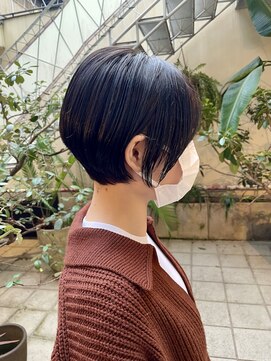 メイクス 表参道(MAKE'S omotesando) ブルーグレー×ショートボブ