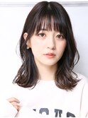 大人可愛い小顔美髪ツヤ髪モテ髪外ハネボブ小顔カットA3