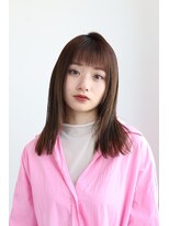 ヘアーアンドメイク エクリ 不動前店(Hair&Make equri)&nbsp;小顔×ミディアムレイヤー【目黒不動前】
