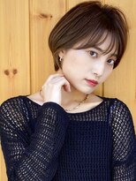 ブゾン(buZon)&nbsp;【buZon ブゾン】大人ガーリー前下がりショートボブ丸みショート