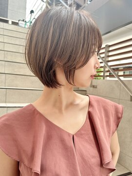 ロンド アンブル 四条烏丸(Lond ambre) 【Lond ambre】川村利幸/大人美人ショート×シルキーベージュ