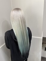 セフィル(SEPHILE)&nbsp;ホワイト/インナーカラー/ターコイズグリーン