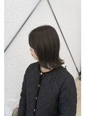 外ハネくびれヘアイメチェンハッシュカット切りっぱなしボブ