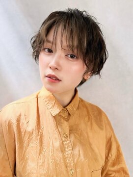 アグ ヘアー クレイン 宮崎店(Agu hair crane) 《Agu hair》ツートーンショート×numberA.アクアバームセラム