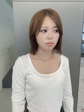 ローレンアオ(LOREN AO) 【LOREN AO】ベージュカラー/ミルクティーベージュ/ボブ