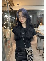 ラ キング(LA KING) ルーツカラー × ラベンダーグレー