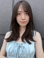 ガーデン 銀座(GARDEN)&nbsp;ボブ　レイヤーカット　ウェットヘア　オリーブベージュ