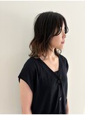 バレイヤージュカラー×ロブ