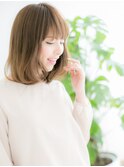 仙台/髪質改善/フルバング×シルキーベージュ!大人ガーリーb