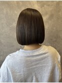 パッツンボブ/切りっぱなしボブ/20代30代