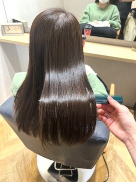 ナンバー 大分中央町店(N°) 【MIKOTO】@mikoto_newi　「髪質改善」地毛風ストレート
