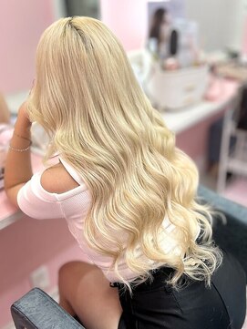 シーズン 大阪(SEASON) 【バージンレミーエクステ】ブロンドカラー/韓国ヘア/大阪梅田駅