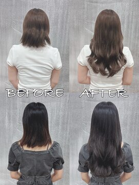 リップ 大阪本店(LIP) 【レミー100%最高級人毛/ロング】シールエクステ80枚