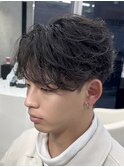 フェザーパーマ 熊本メンズパーマ ショート MEN'S HAIR 