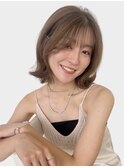 レイヤーボブ　ボブ　レイヤーカット　ミディアムボブ　レイヤー