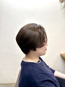 ファム 札幌大通(fam) 秋オータム◎ハンサムショート×メテオカラーで透明感
