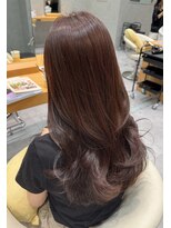 ヘアデザインファブロ イオンモール宮崎店(hair design FABRO.)&nbsp;【ボルドーカラー/韓国スタイル/透明感カラー】