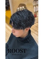 ルースト 原宿店(ROOST)&nbsp;MEN’S HAIR/波巻ツイストスパイラル/フェザーパーマ/眉毛/原宿