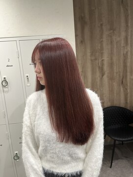 【innocence】西宮/ブリーチなしカラー/ピンクベージュ@宮本